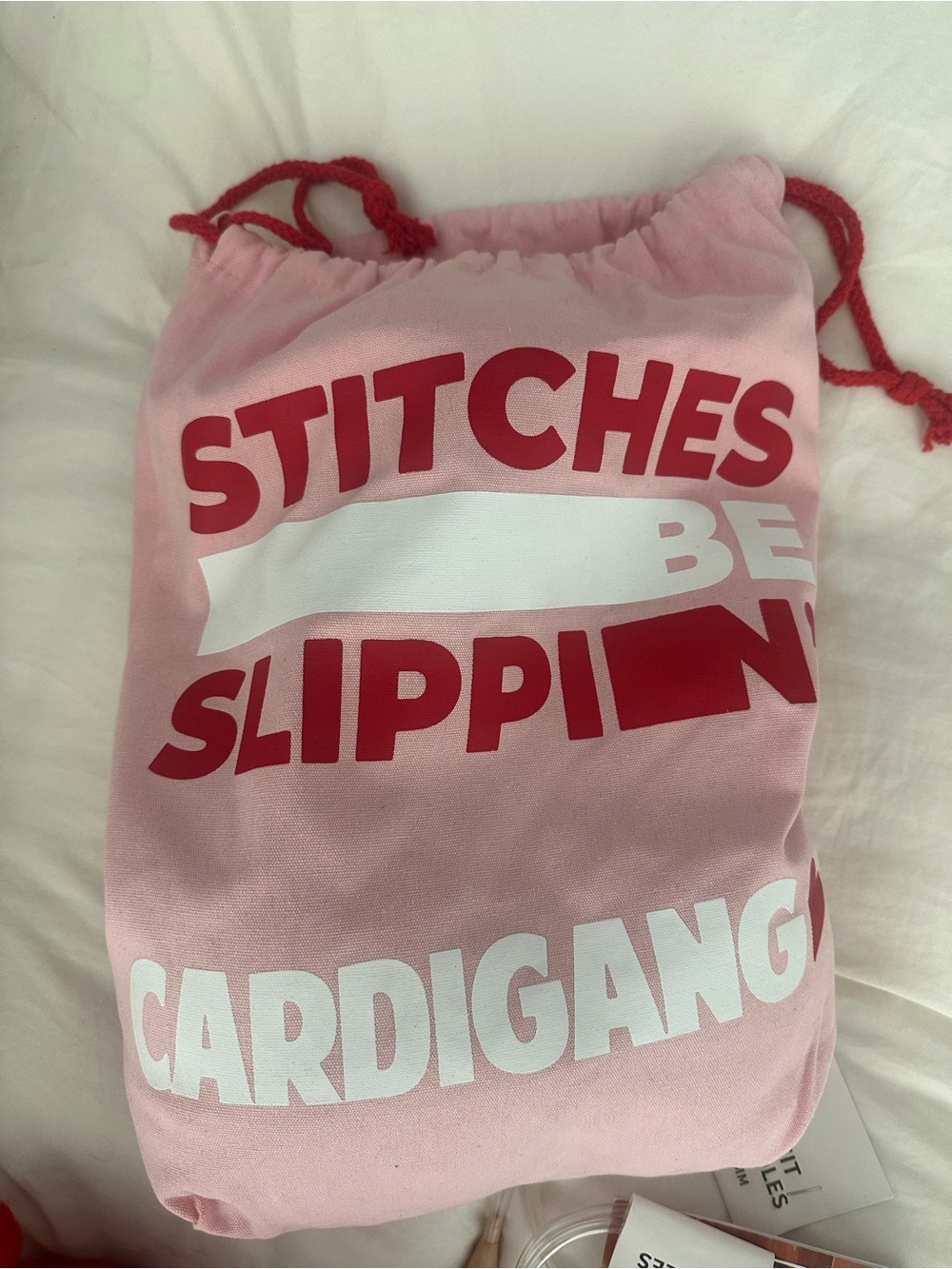 Cardigang Red Jeanette Jumper Knitting Set - Picture 2 of 3